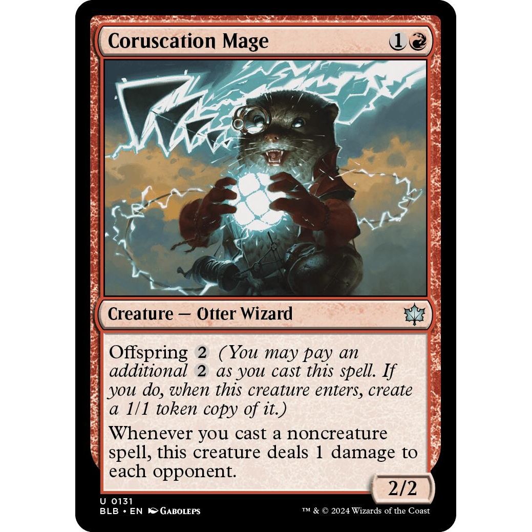 Image for Coruscation Mage (131) (BLB) - Magic: The Gathering