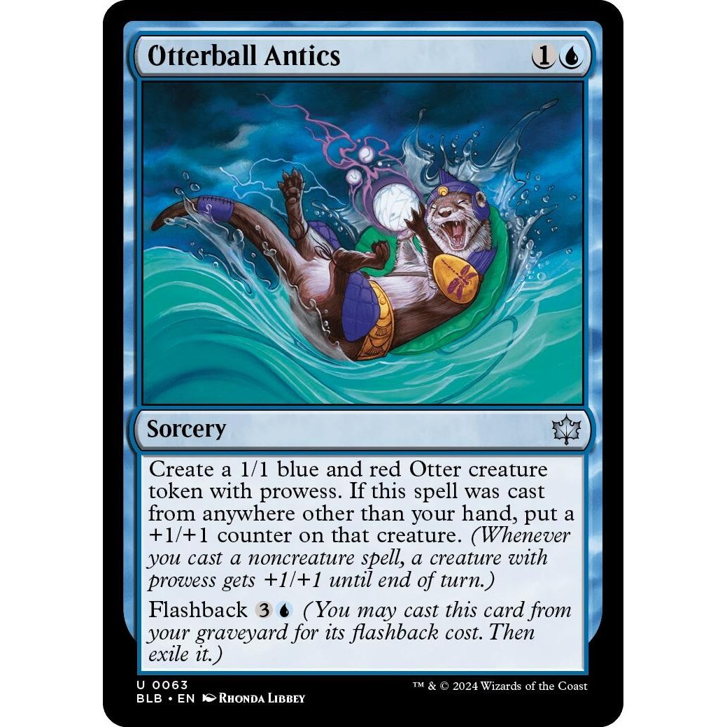 Image for Otterball Antics (63) (BLB) - Magic: The Gathering
