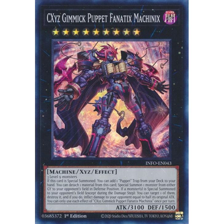 Image for CXyz Gimmick Puppet Fanatix Machinix (INFO-EN043) (INFO) - YuGiOh