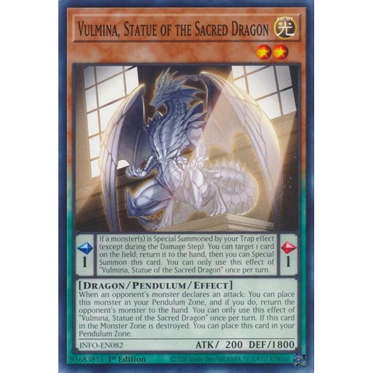 Image for Vulmina, Statue of the Sacred Dragon (INFO-EN082) (INFO) - YuGiOh