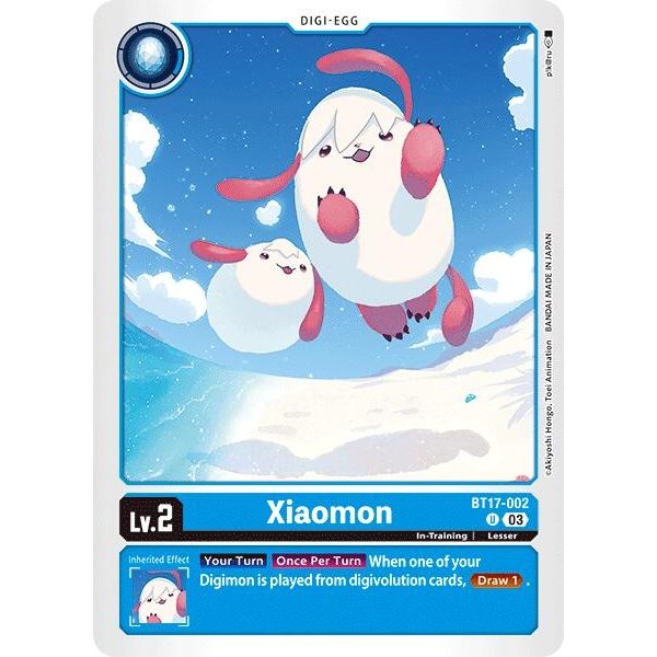 Image for Xiaomon (BT17-002 U) (BT17) - Digimon Card Game