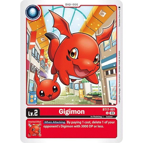 Image for Gigimon (BT17-001 U) (BT17) - Digimon Card Game