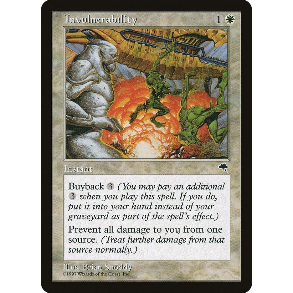 Image for Invulnerability (25) (TMP) - Magic: The Gathering