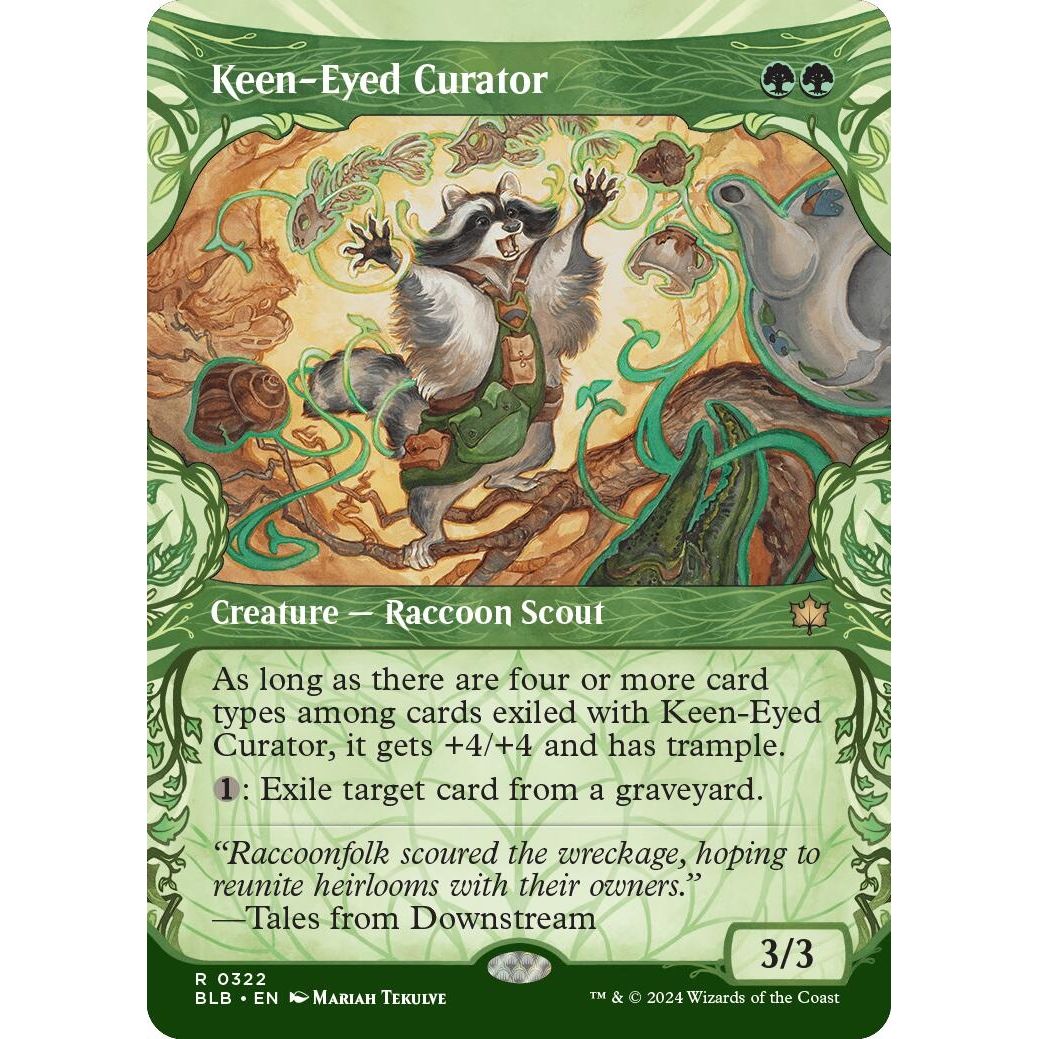 Image for Keen-Eyed Curator (Showcase) (322) (BLB) - Magic: The Gathering