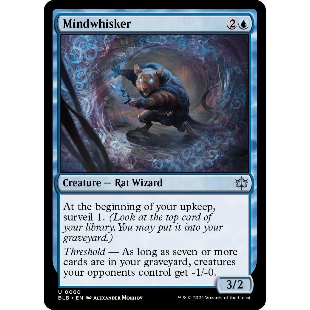 Image for Mindwhisker (60) (BLB) - Magic: The Gathering