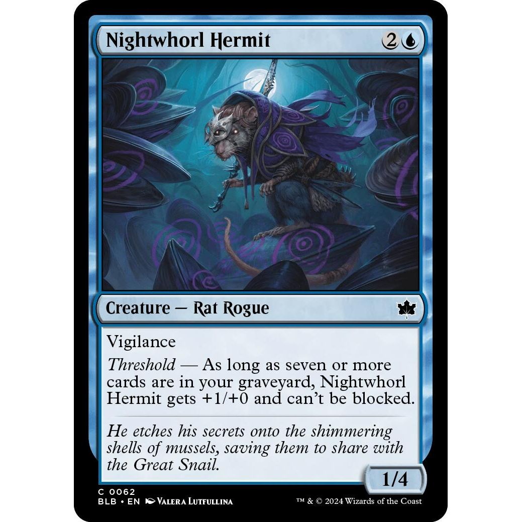 Image for Nightwhorl Hermit (62) (BLB) - Magic: The Gathering