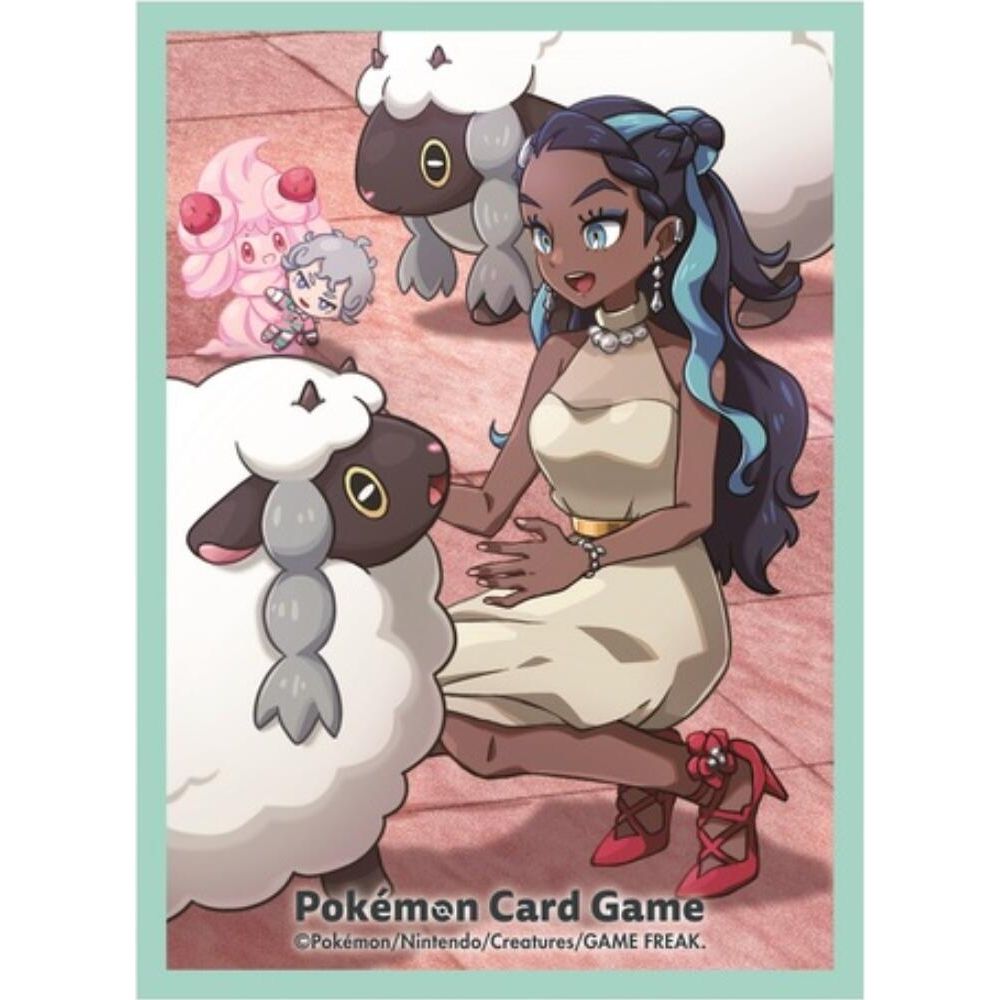 Image for Pokemon TCG: Pokemon Center Japan Exclusive Card Sleeves - Pokemon Trainers Off Shot! Nessa (64-Pack) - Card Sleeves