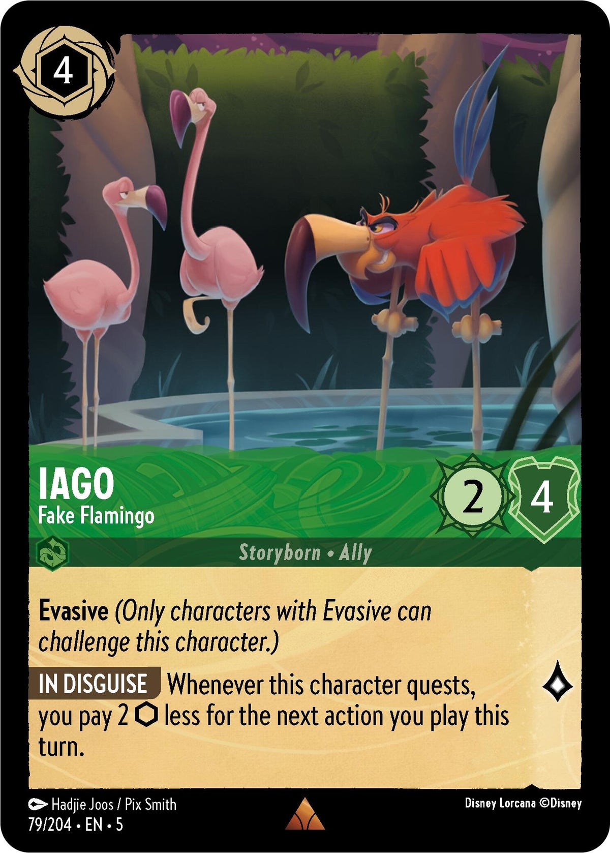 Image for Iago - Fake Flamingo (79/204) (5) - Disney Lorcana