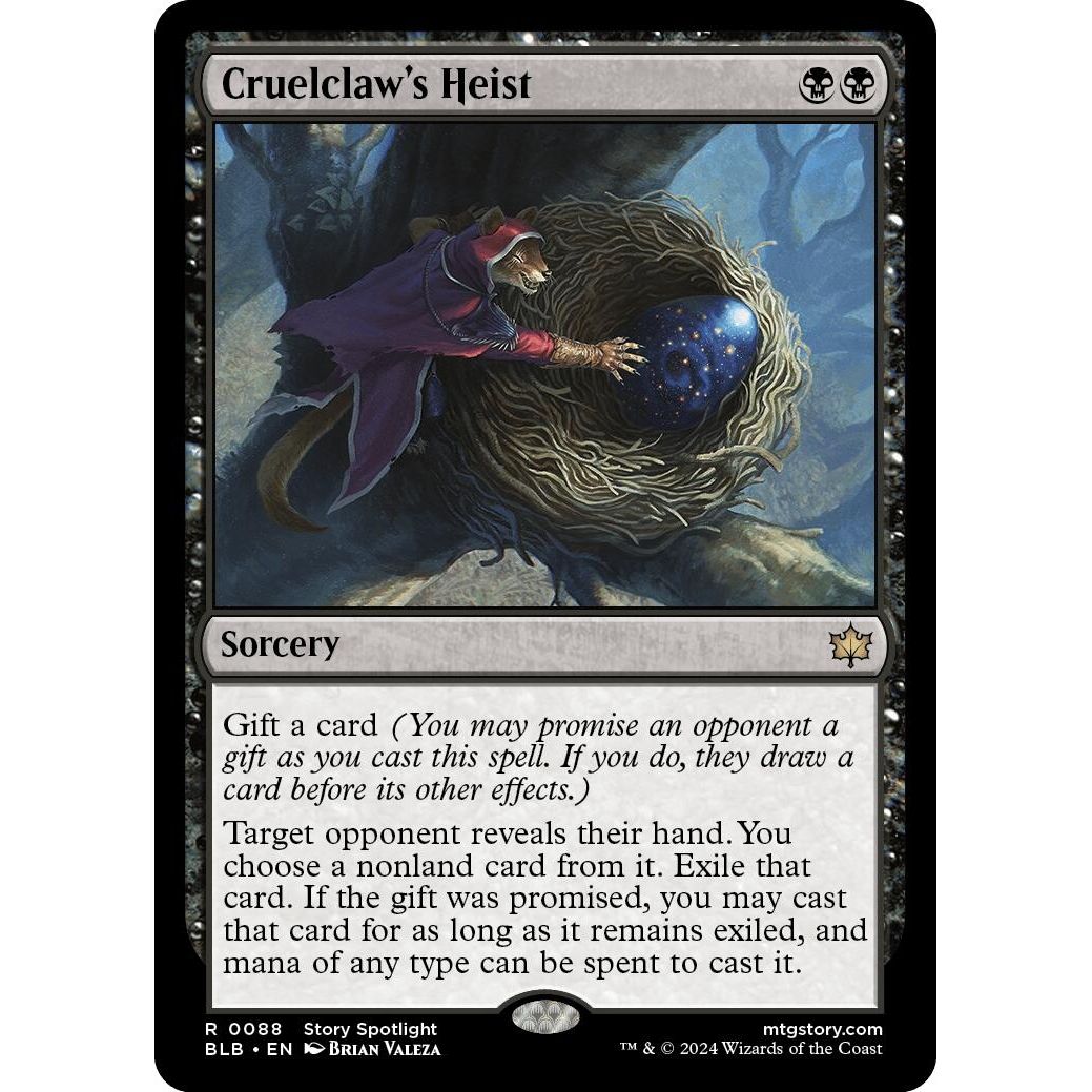 Image for Cruelclaw's Heist (88) (BLB) - Magic: The Gathering