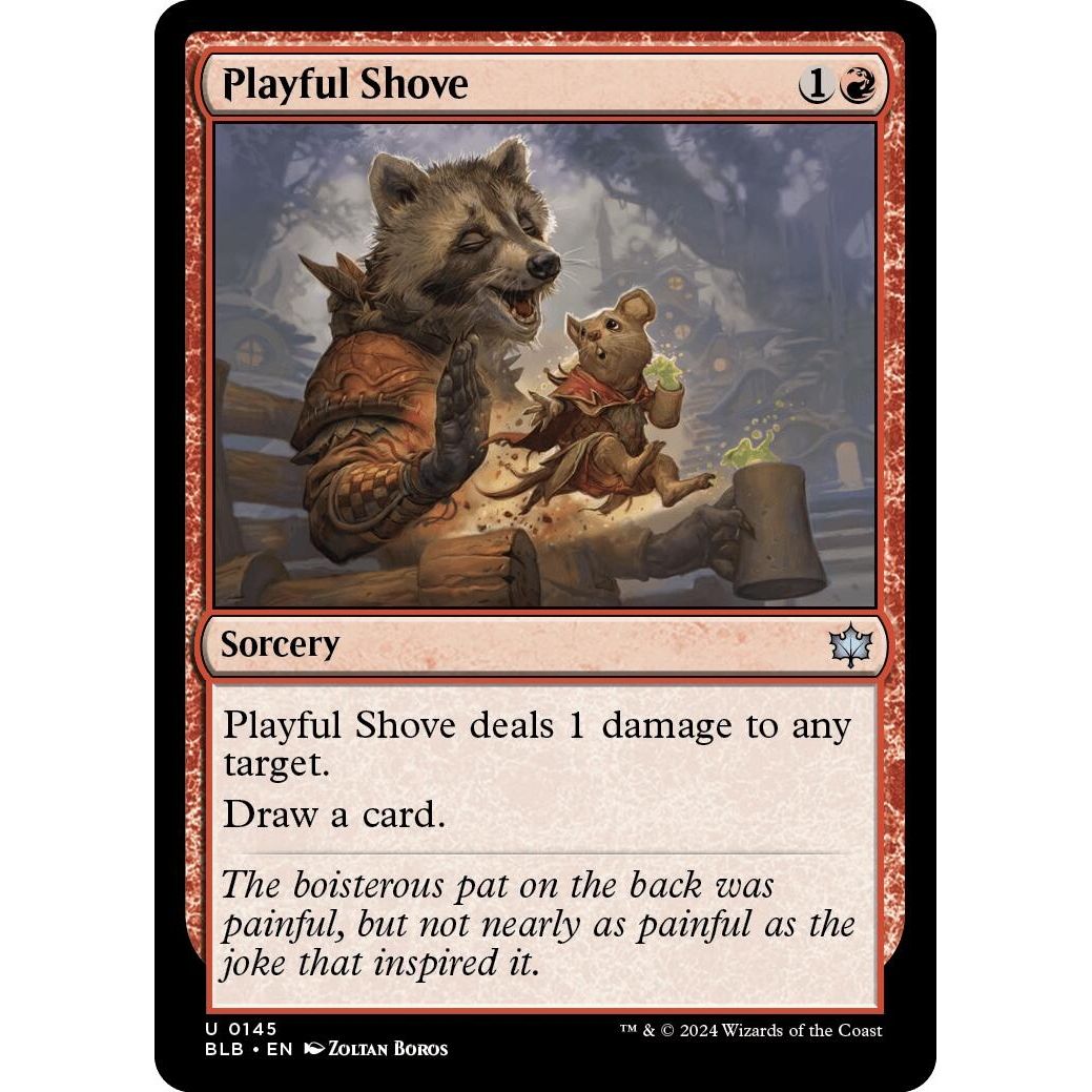 Image for Playful Shove (145) (BLB) - Magic: The Gathering