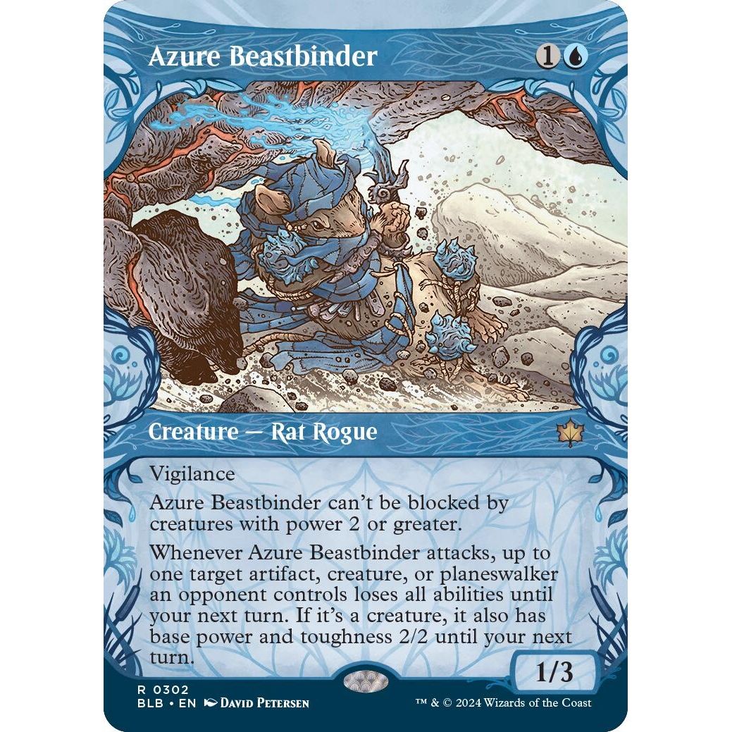 Image for Azure Beastbinder (Showcase) (302) (BLB) - Magic: The Gathering