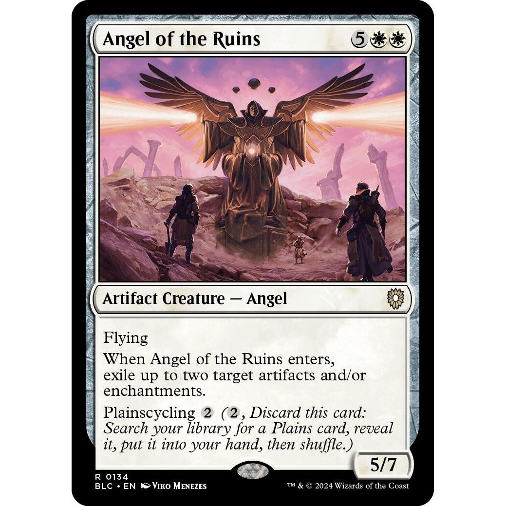 Image for Angel of the Ruins (134) (BLC) - Magic: The Gathering