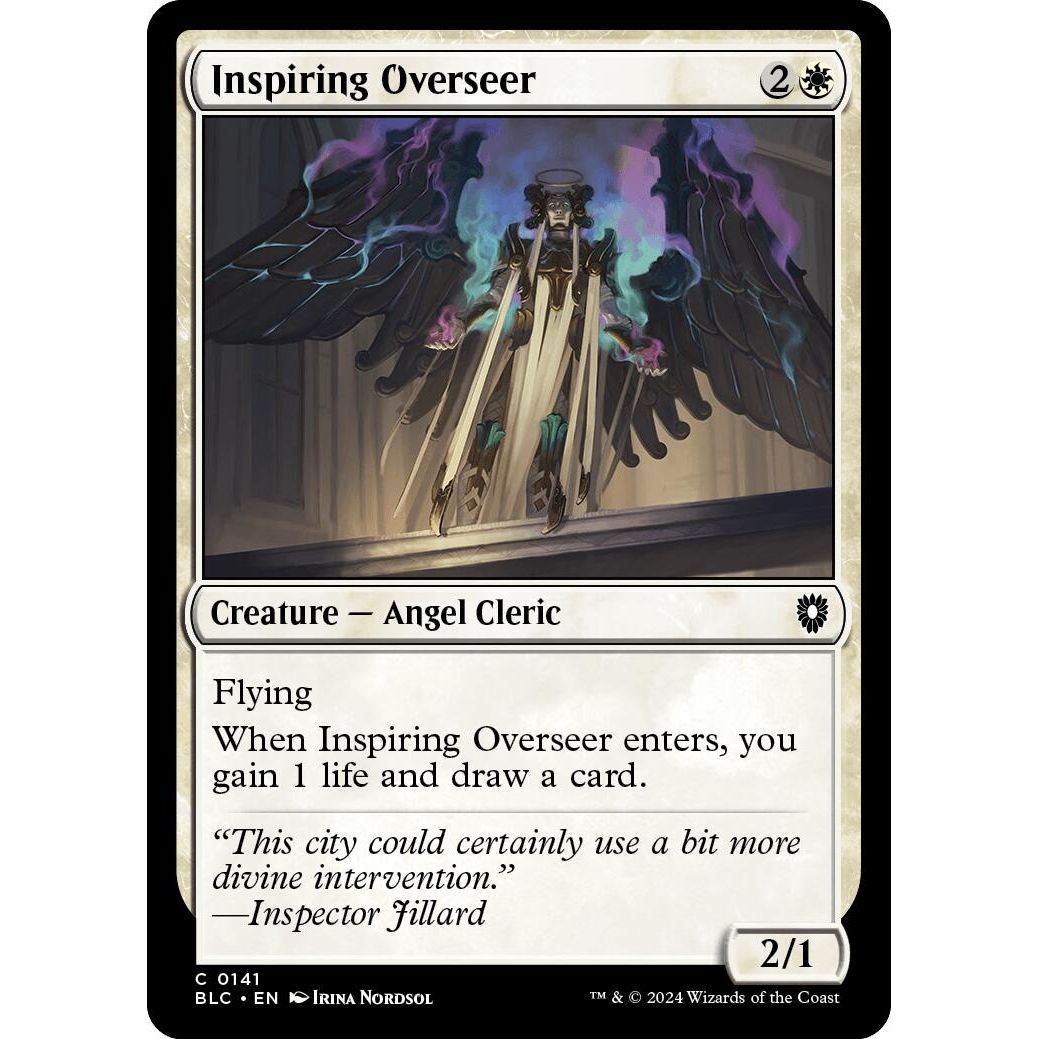 Image for Inspiring Overseer (141) (BLC) - Magic: The Gathering