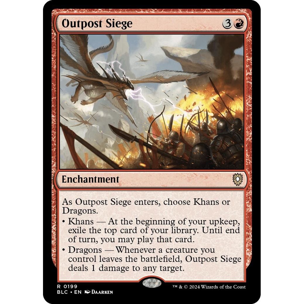 Image for Outpost Siege (199) (BLC) - Magic: The Gathering