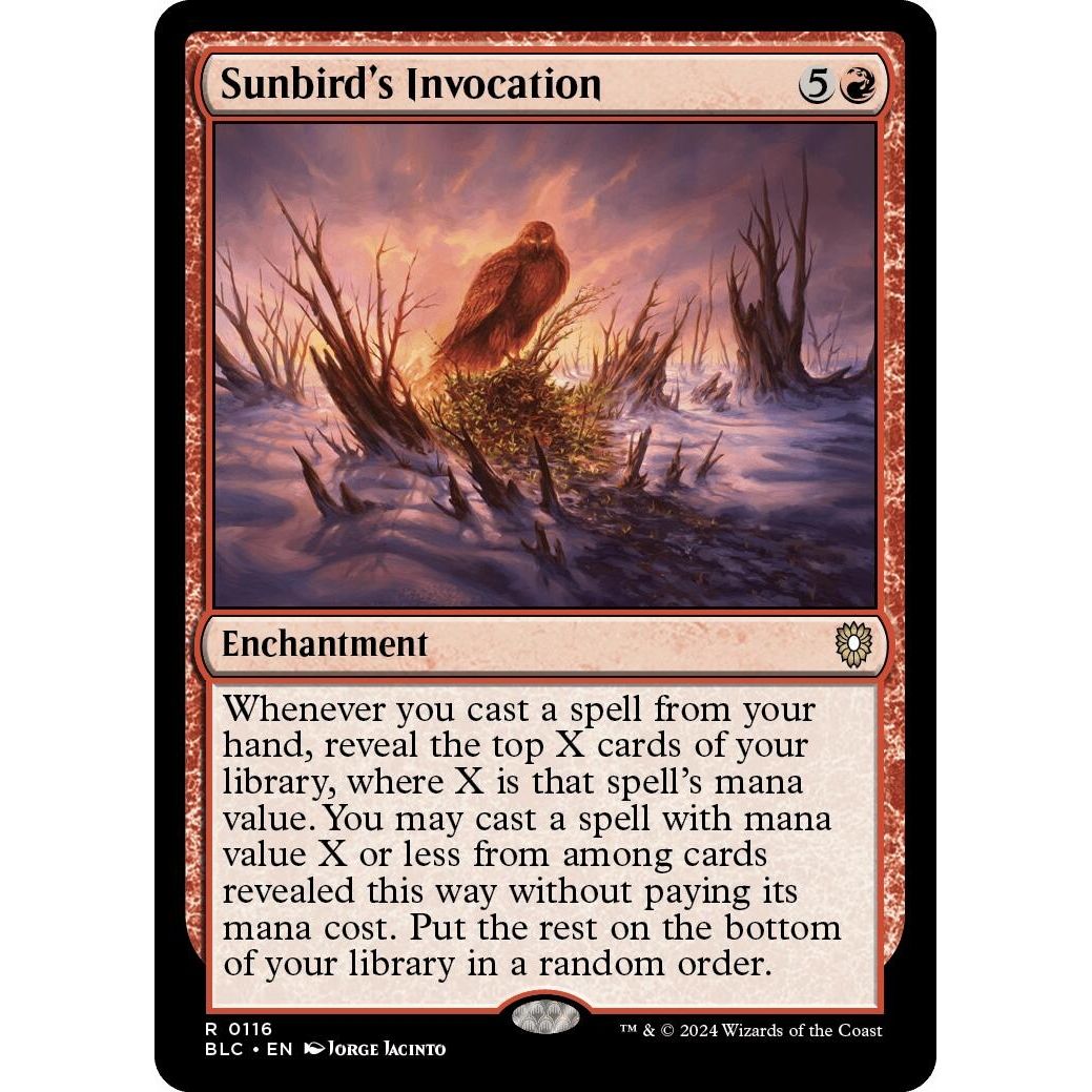 Image for Sunbird's Invocation (116) (BLC) - Magic: The Gathering
