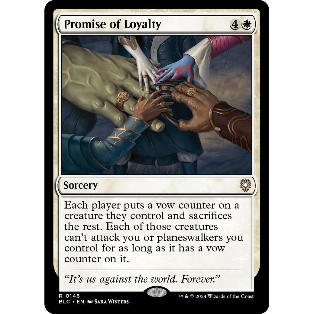 Image for Promise of Loyalty (148) (BLC) - Magic: The Gathering