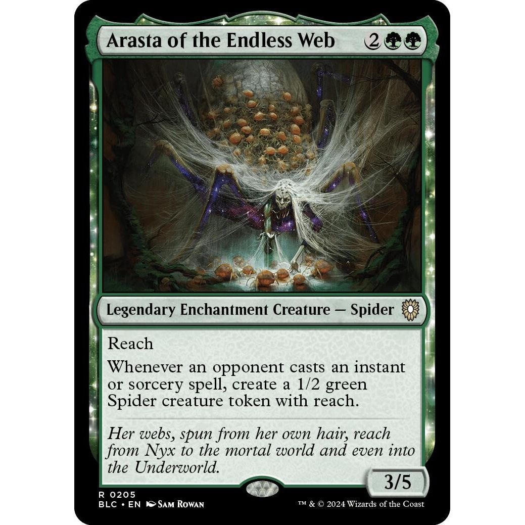 Image for Arasta of the Endless Web (205) (BLC) - Magic: The Gathering