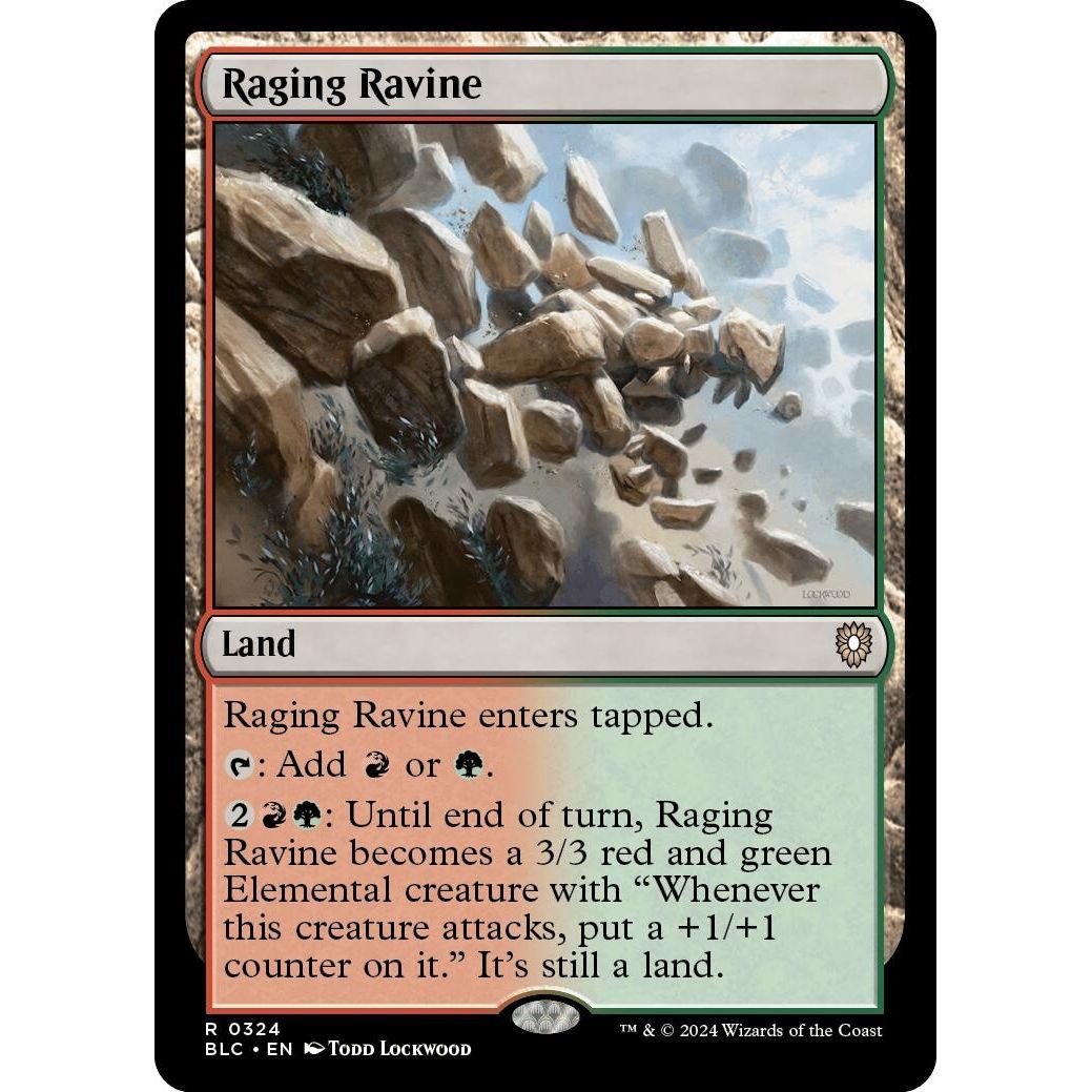 Image for Raging Ravine (324) (BLC) - Magic: The Gathering