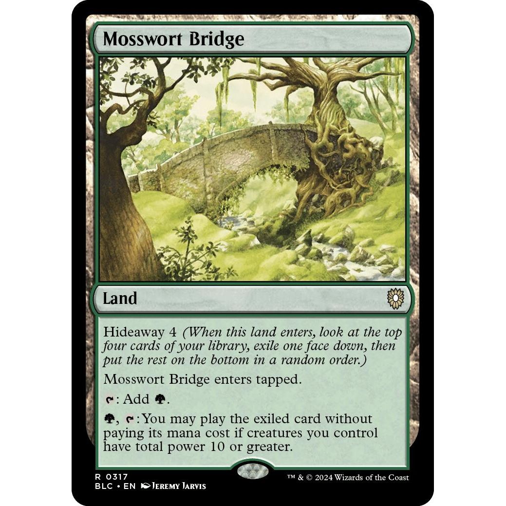 Image for Mosswort Bridge (317) (BLC) - Magic: The Gathering