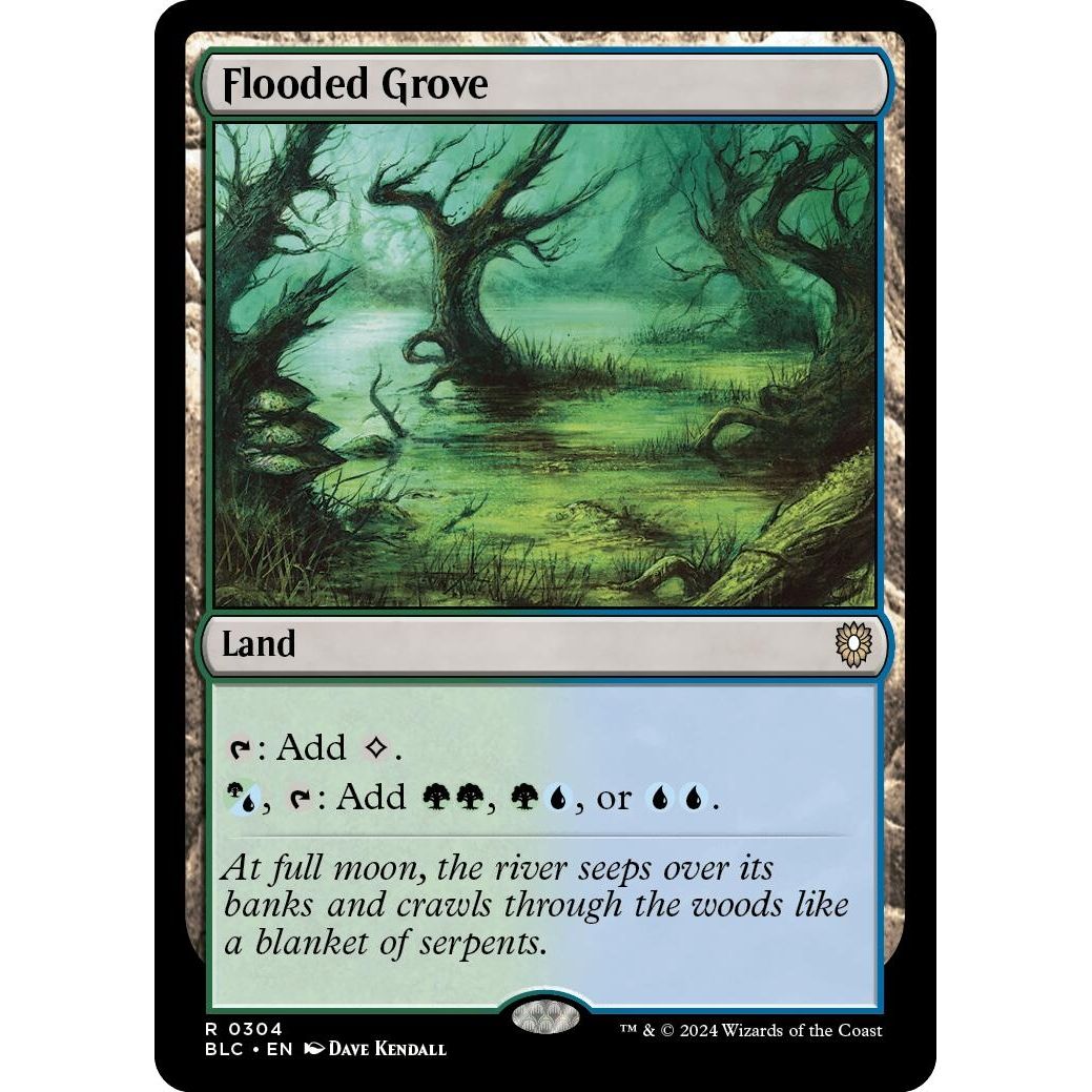Image for Flooded Grove (304) (BLC) - Magic: The Gathering