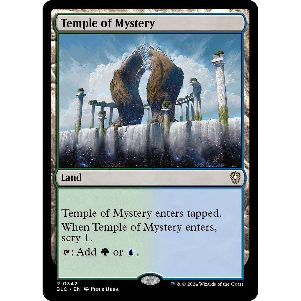 Image for Temple of Mystery (342) (BLC) - Magic: The Gathering