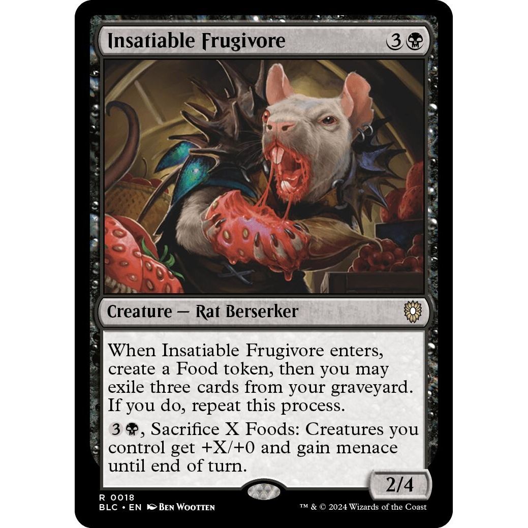 Image for Insatiable Frugivore (18) (BLC) - Magic: The Gathering