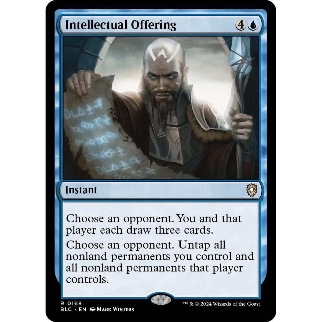 Image for Intellectual Offering (168) (BLC) - Magic: The Gathering