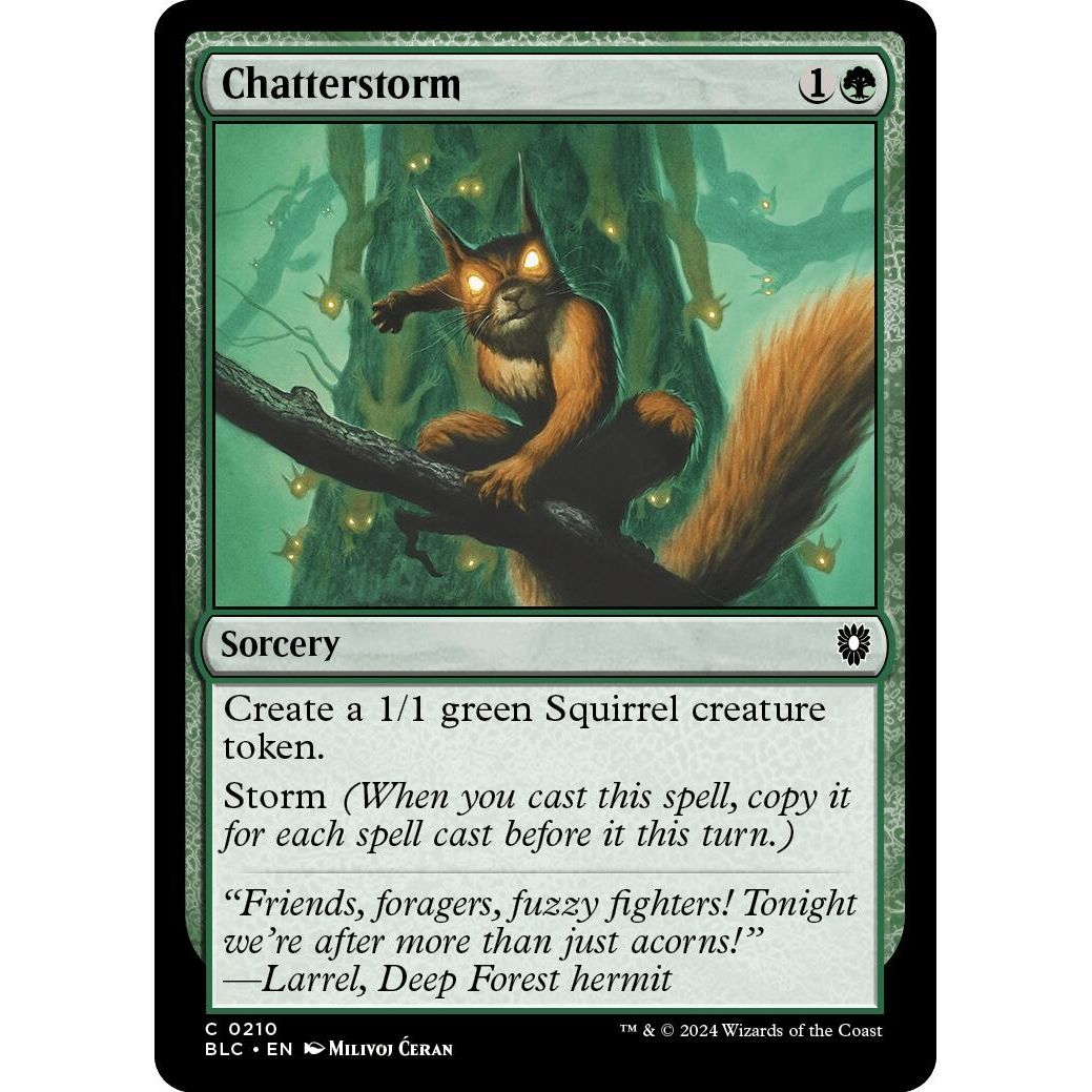 Image for Chatterstorm (210) (BLC) - Magic: The Gathering