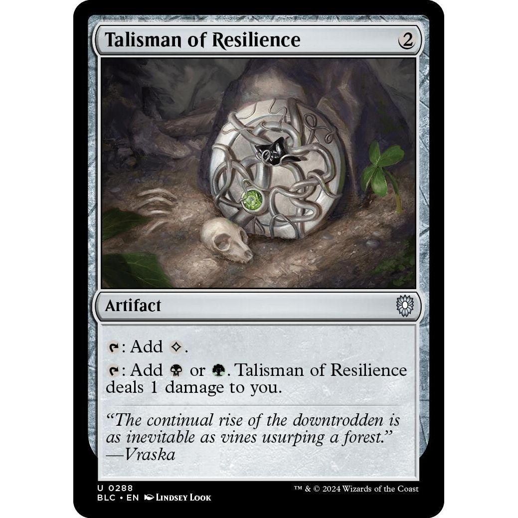 Image for Talisman of Resilience (288) (BLC) - Magic: The Gathering