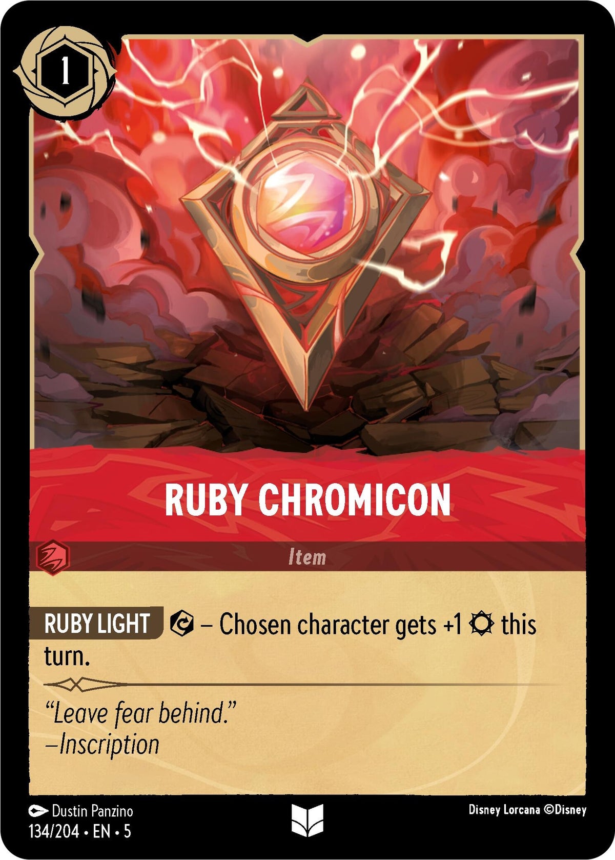 Image for Ruby Chromicon (134/204) (5) - Disney Lorcana