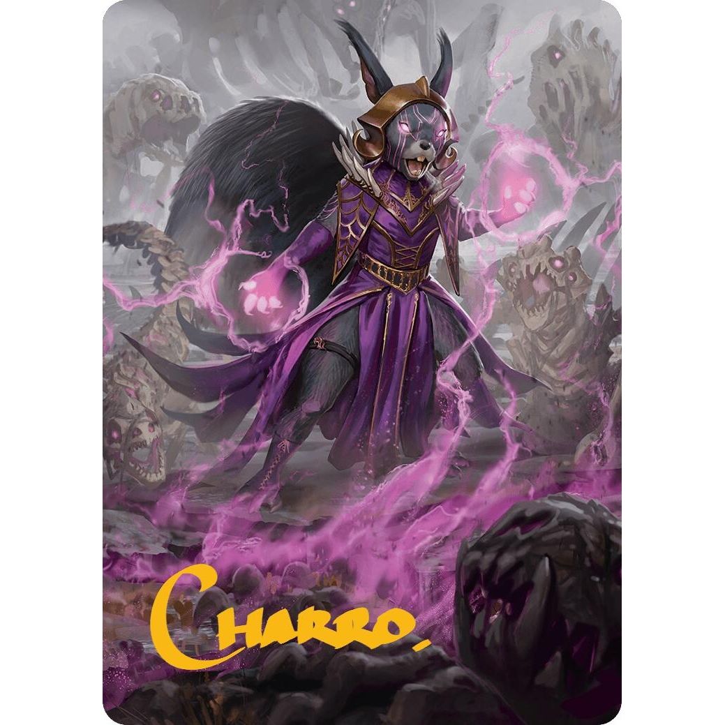 Image for Liliana of the Dark Realms Art Card (Gold-Stamped Signature) (51) (ASBLB) - Magic: The Gathering