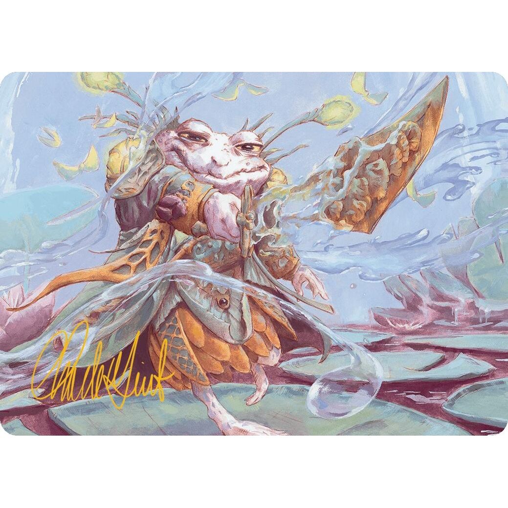 Image for Glarb, Calamity's Augur Art Card (Gold-Stamped Signature) (40) (ASBLB) - Magic: The Gathering