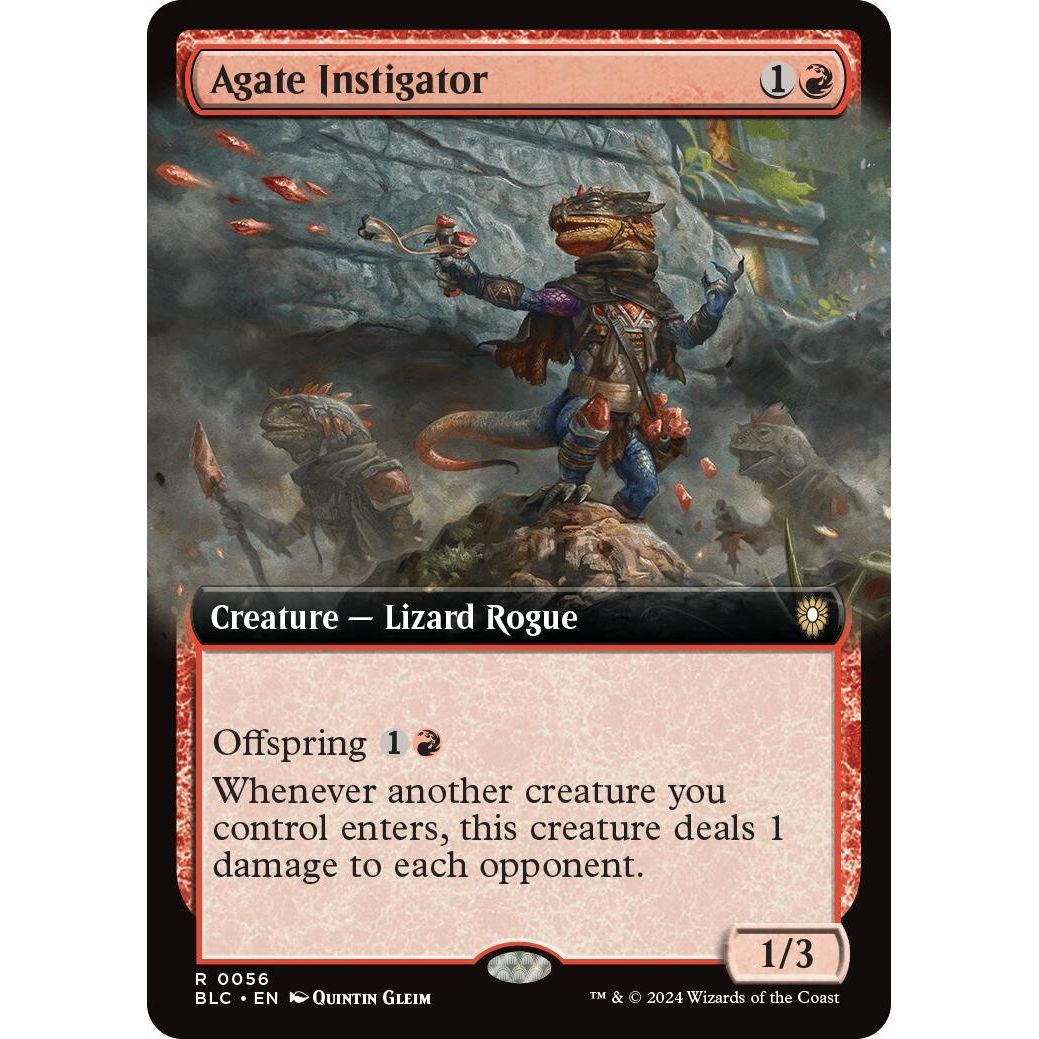 Image for Agate Instigator (Extended Art) (56) (BLC) - Magic: The Gathering