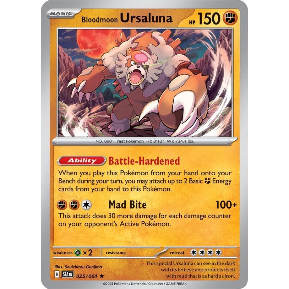 Image for Bloodmoon Ursaluna (025/064) (SFA) - Pokemon