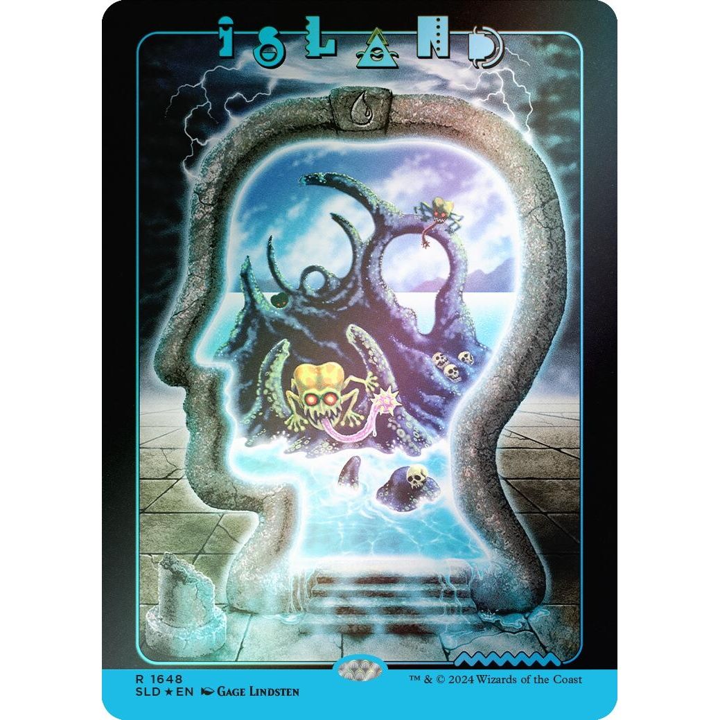 Image for Island (1648) (Rainbow Foil) (1648) (SLD) - Magic: The Gathering