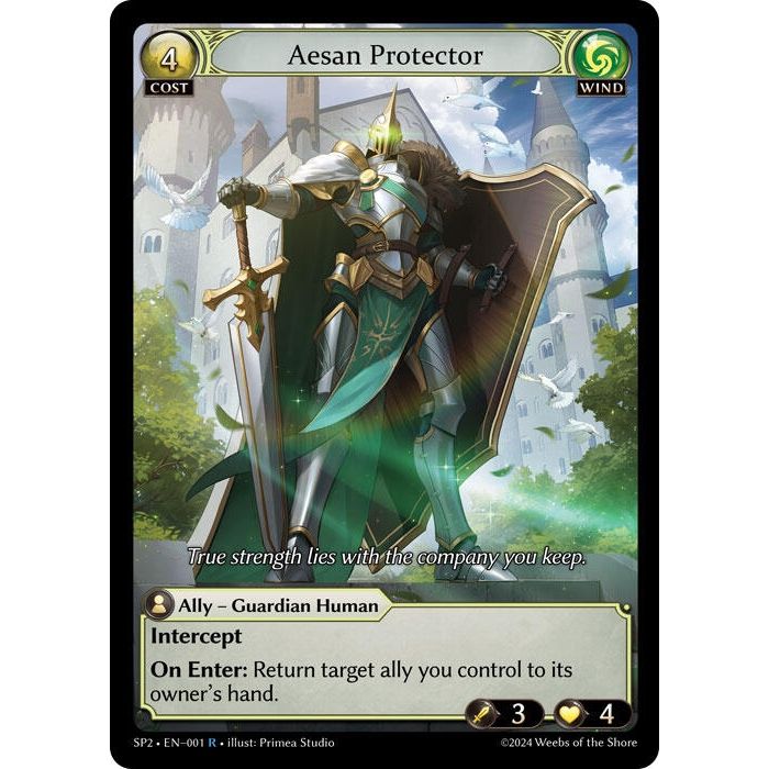 Image for Aesan Protector (001) (SP2) - Grand Archive TCG