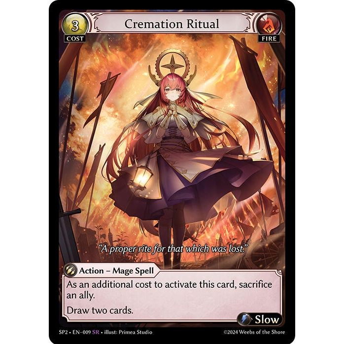 Image for Cremation Ritual (009) (SP2) - Grand Archive TCG