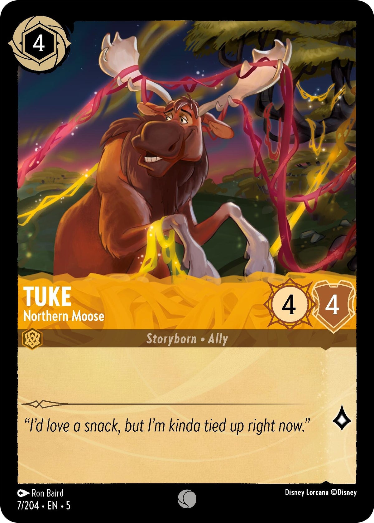 Image for Tuke - Northern Moose (7/204) (5) - Disney Lorcana