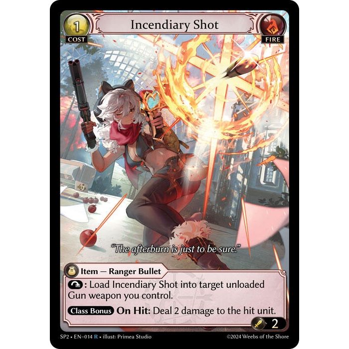 Image for Incendiary Shot (014) (SP2) - Grand Archive TCG