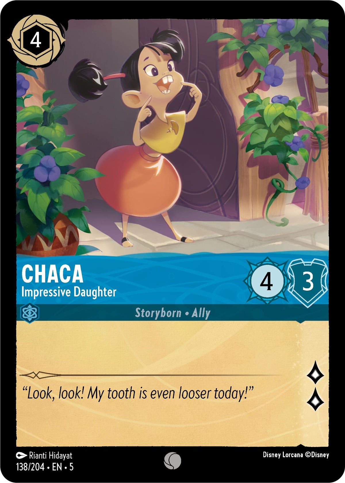 Image for Chaca - Impressive Daughter (138/204) (5) - Disney Lorcana