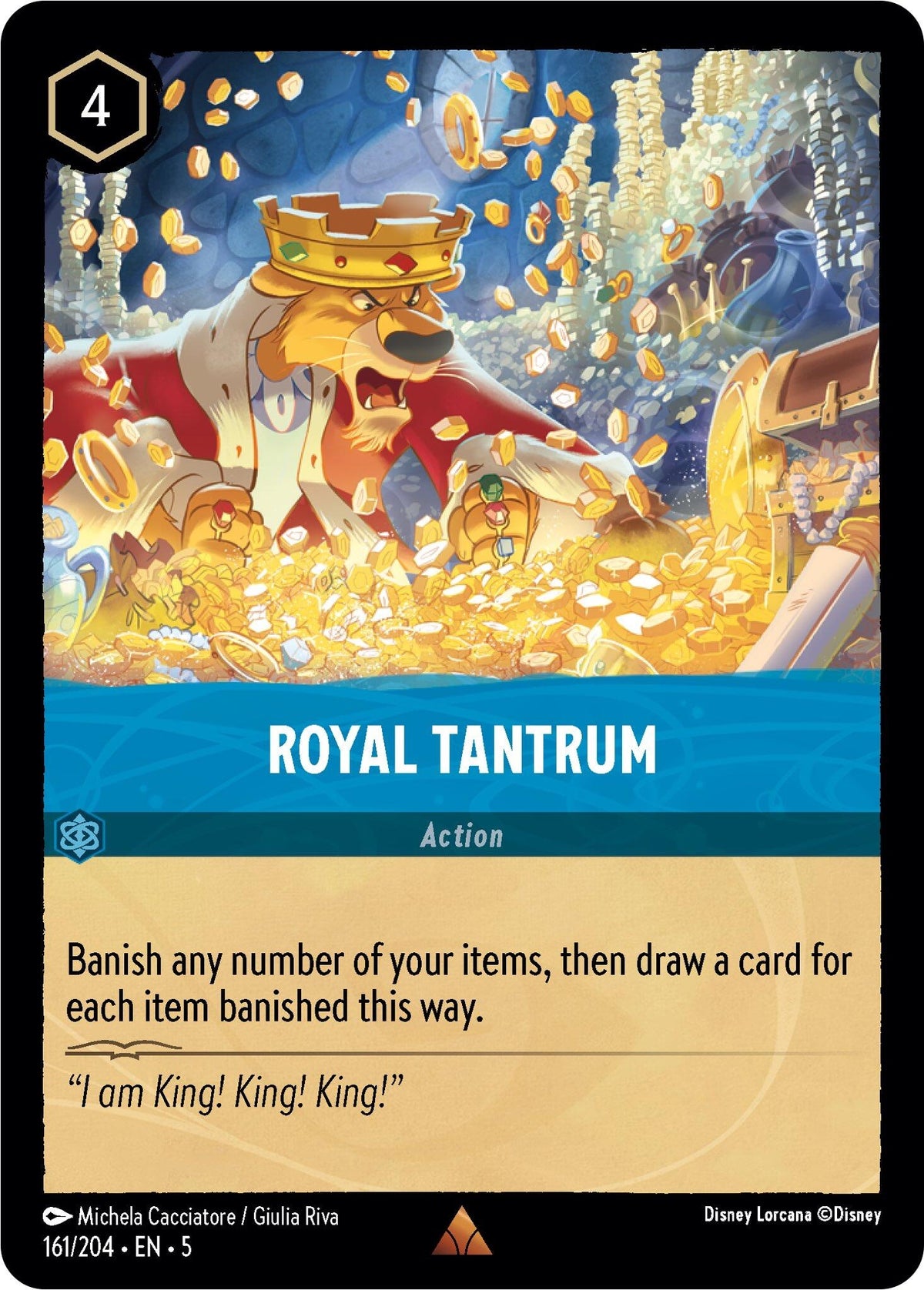 Image for Royal Tantrum (161/204) (5) - Disney Lorcana