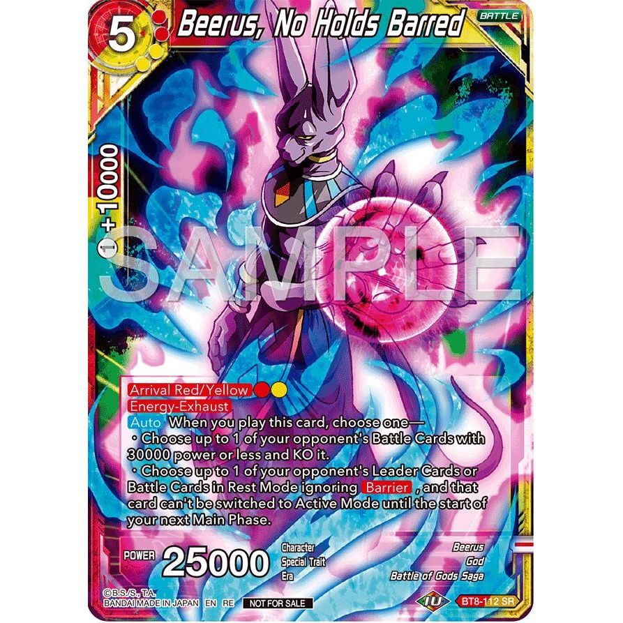 Image for Beerus, No Holds Barred (Deluxe Pack 2024 Vol.2) (BT8-112) (PR) - Dragon Ball Super: Masters