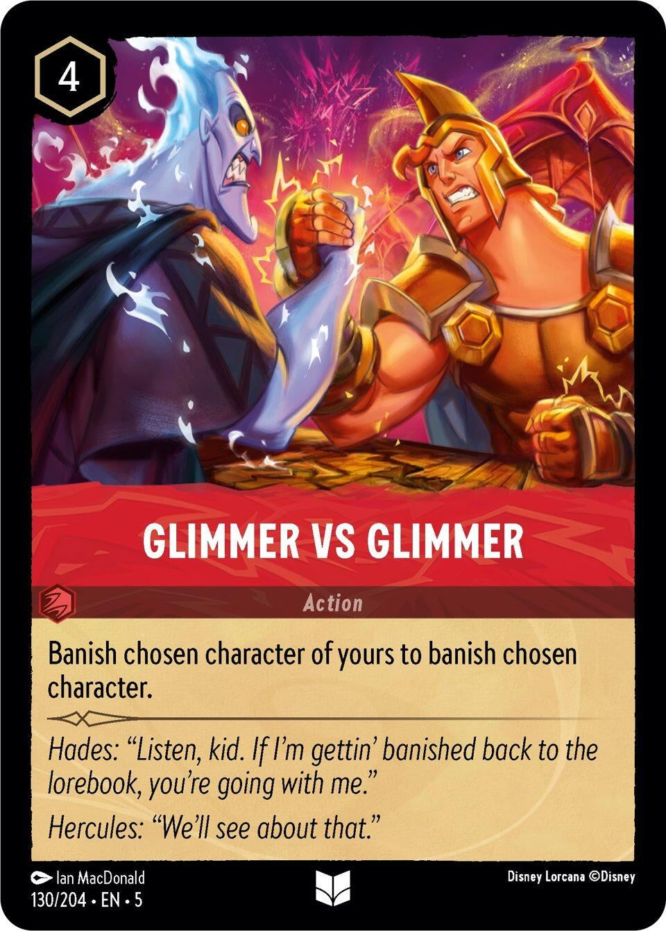 Image for Glimmer vs Glimmer (130/204) (5) - Disney Lorcana