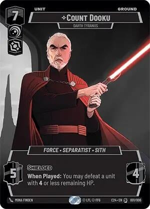 Image for Count Dooku - Darth Tyranus (001/006) (CE2024) - Star Wars: Unlimited