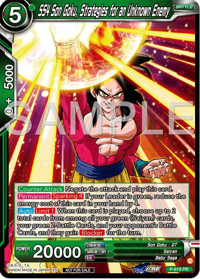 Image for SS4 Son Goku, Strategies for an Unknown Enemy (Deluxe Pack 2024 Vol.2) (P-619) (PR) - Dragon Ball Super: Masters