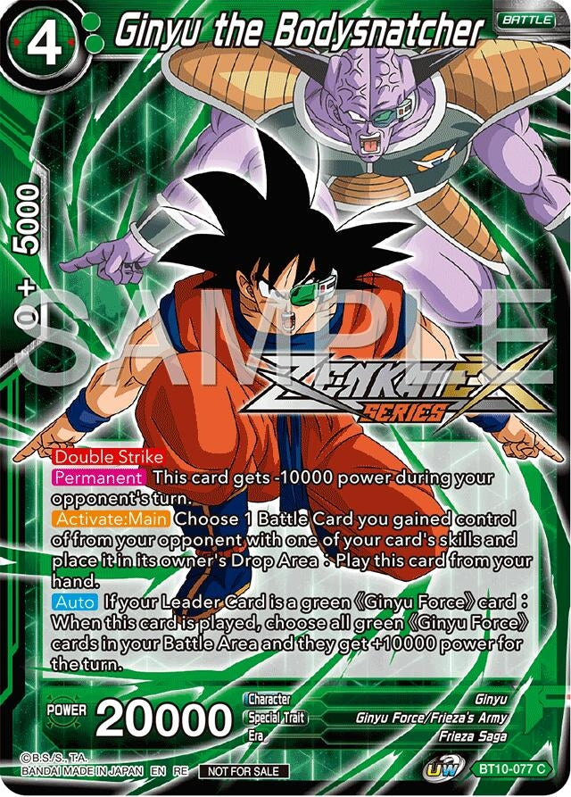 Image for Ginyu the Bodysnatcher (Event Pack 15) (BT10-077) (PR) - Dragon Ball Super: Masters