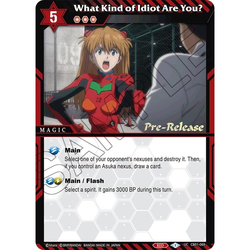Image for What Kind of Idiot Are You? (CB01-069) (CB01 PRE) - Battle Spirits Saga