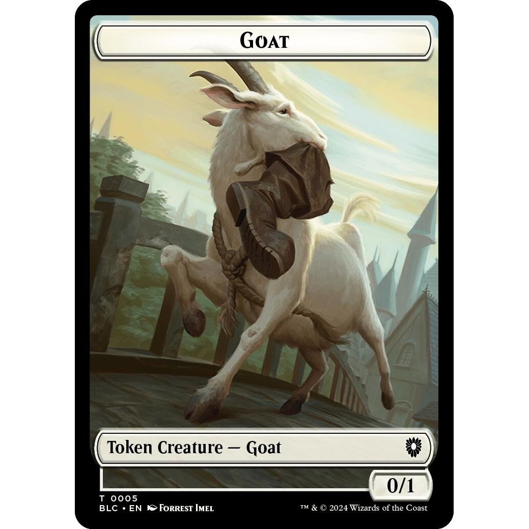 Image for Goat // Wolf (0032) Double-Sided Token (5 // 32) (BLC) - Magic: The Gathering