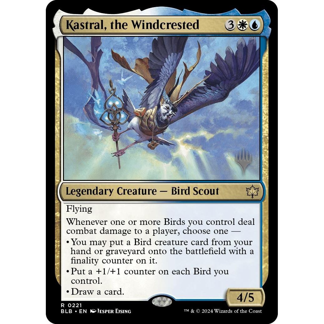 Image for Kastral, the Windcrested (221) (PPBLB) - Magic: The Gathering