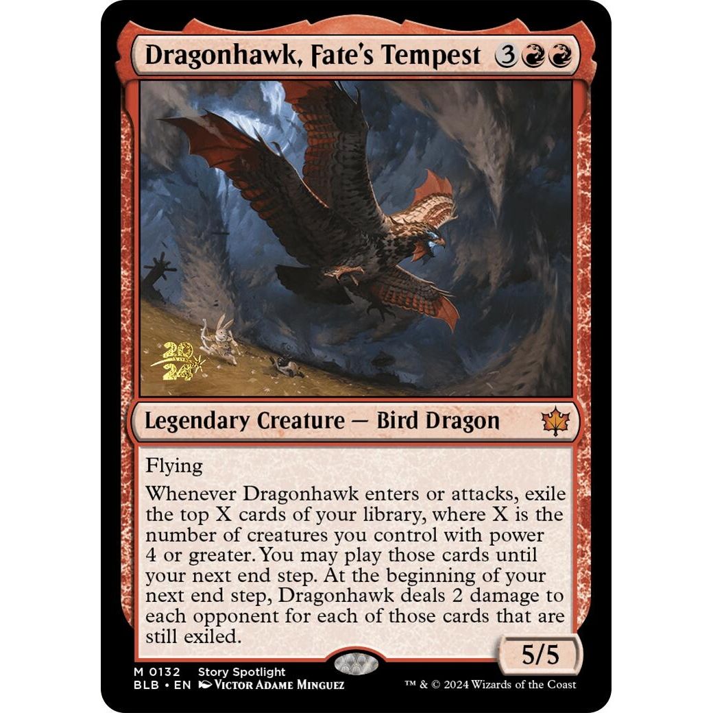 Image for Dragonhawk, Fate's Tempest (132) (PRE) - Magic: The Gathering